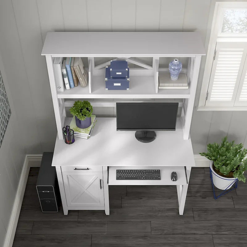 Petit bureau informatique 48W avec huche