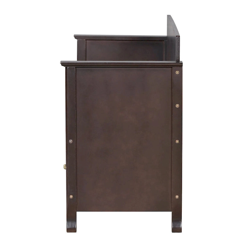 Banc de rangement pour entrée avec coussin amovible