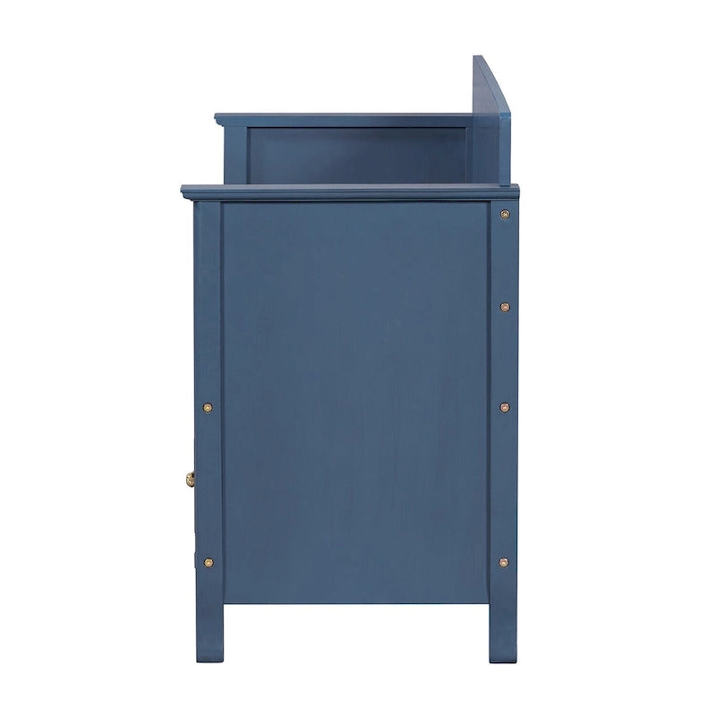 Banc de rangement pour entrée avec coussin amovible