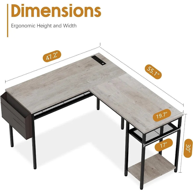 Bureau d'angle pour la maison