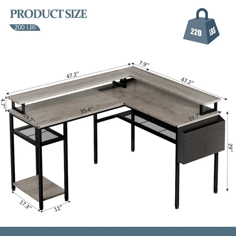Bureau d'angle pour la maison