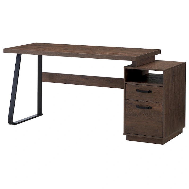 Bureau d'ordinateur avec tiroirs