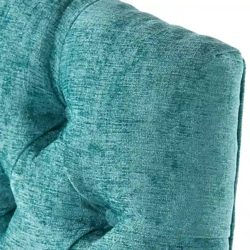 Chaise de salle à manger en tissu rembourrée