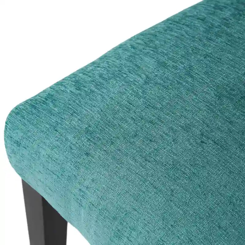 Chaise de salle à manger en tissu rembourrée