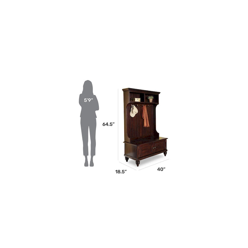 Console de couloir espresso foncé