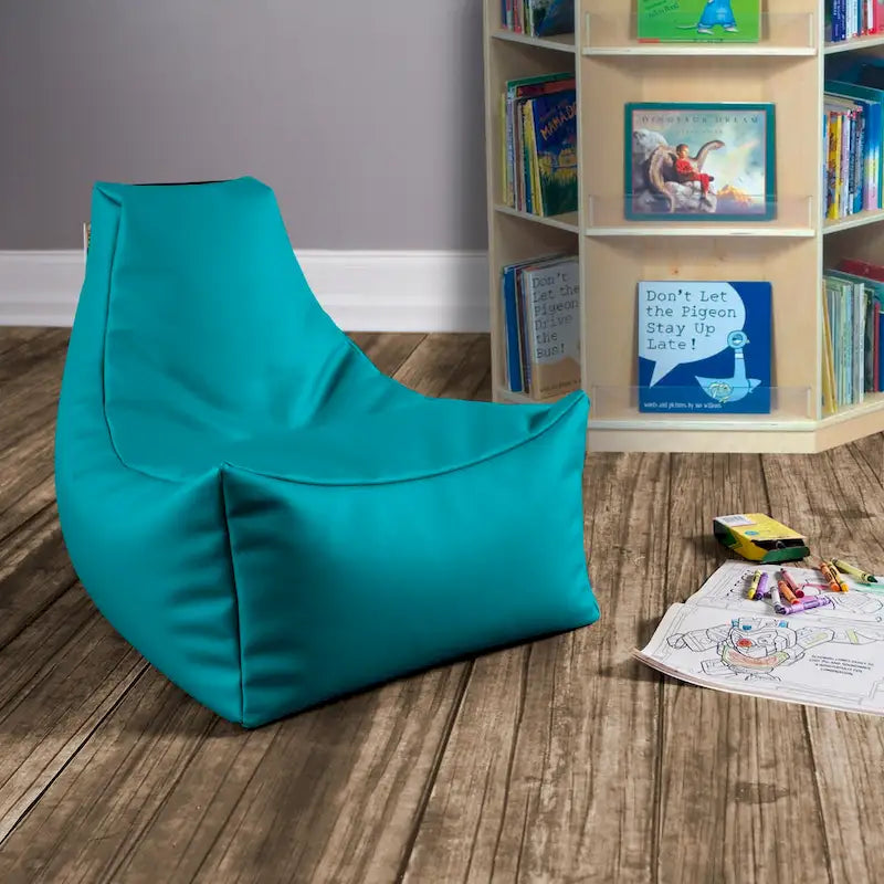 Fauteuil poire pour enfants, vinyle de qualité supérieure