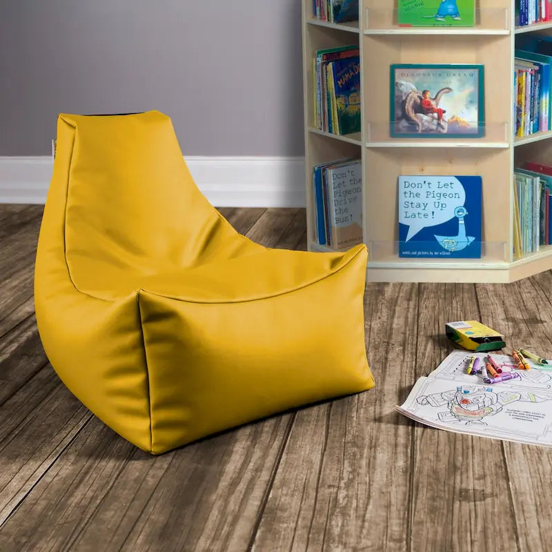Fauteuil poire pour enfants, vinyle de qualité supérieure