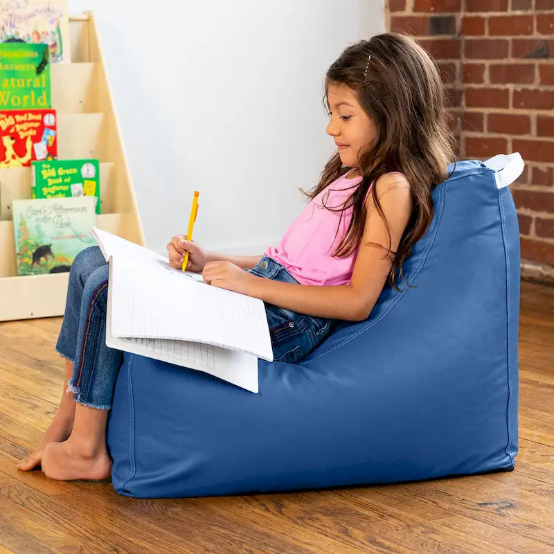 Fauteuil poire pour enfants, vinyle de qualité supérieure