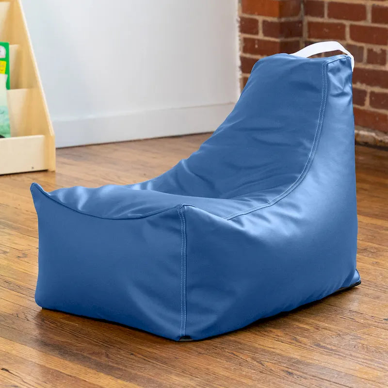 Fauteuil poire pour enfants, vinyle de qualité supérieure
