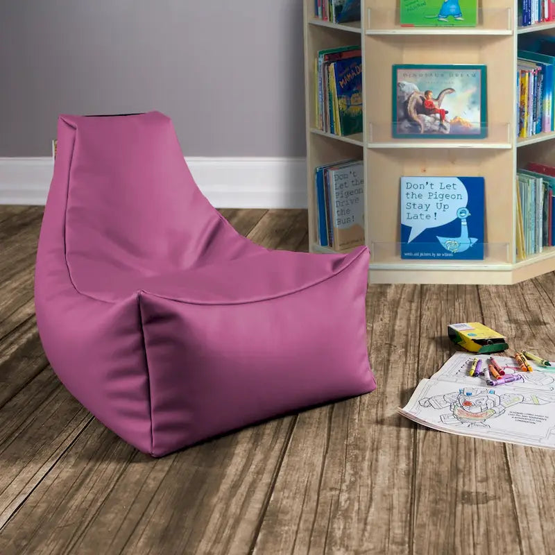 Fauteuil poire pour enfants, vinyle de qualité supérieure