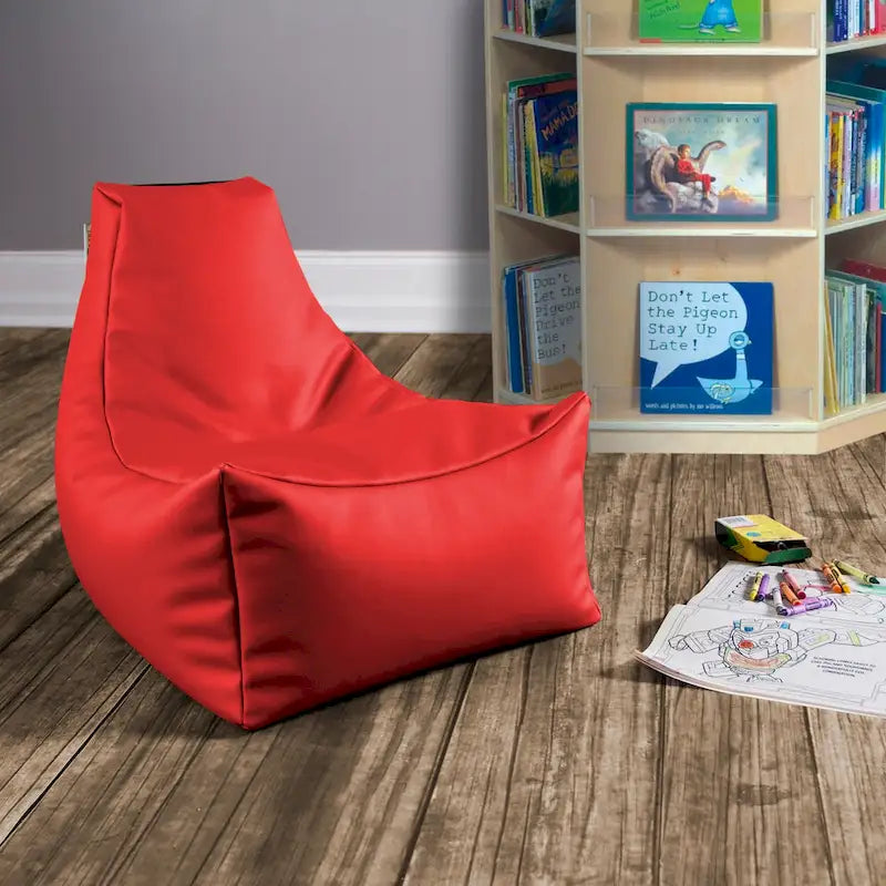 Fauteuil poire pour enfants, vinyle de qualité supérieure