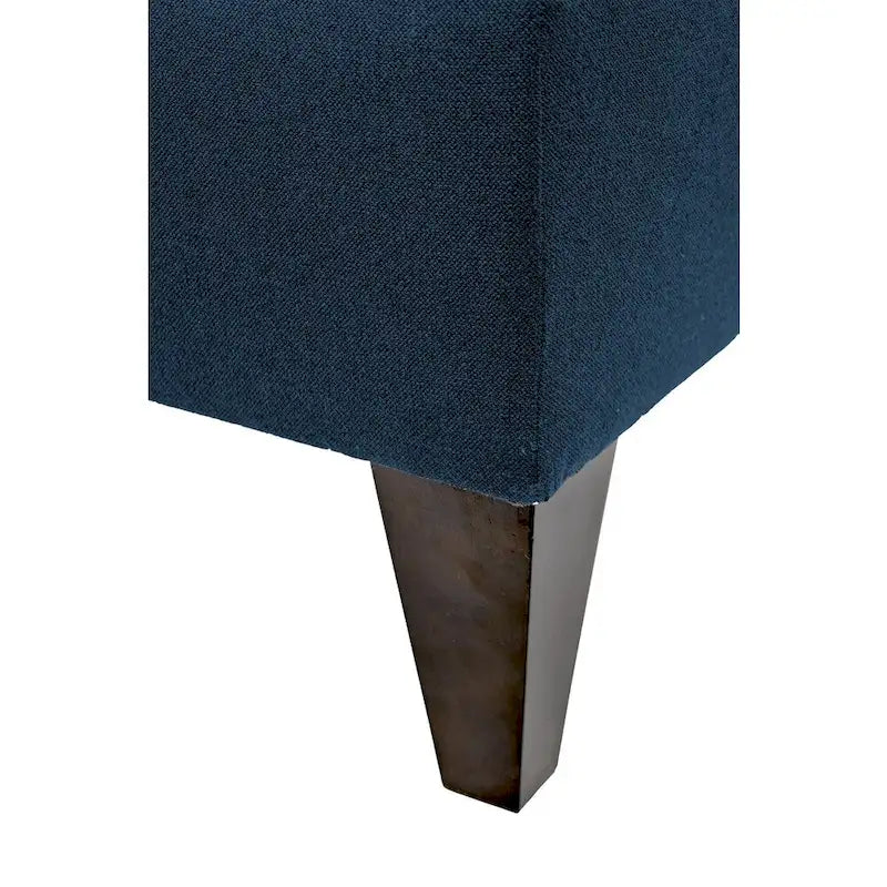 Banc de rangement ottoman en tissu rembourré