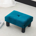 Ottoman en velours avec capitonnage à boutons