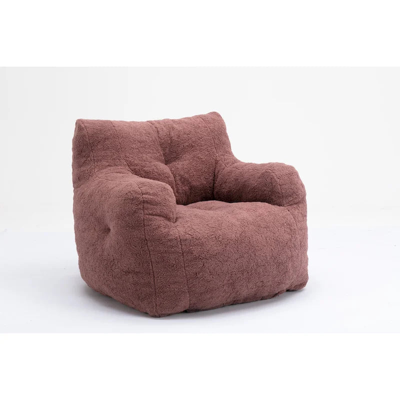 Fauteuil poire en mousse touffetée douce