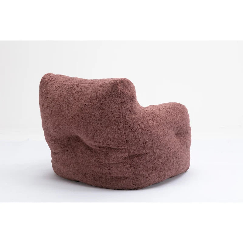 Fauteuil poire en mousse touffetée douce
