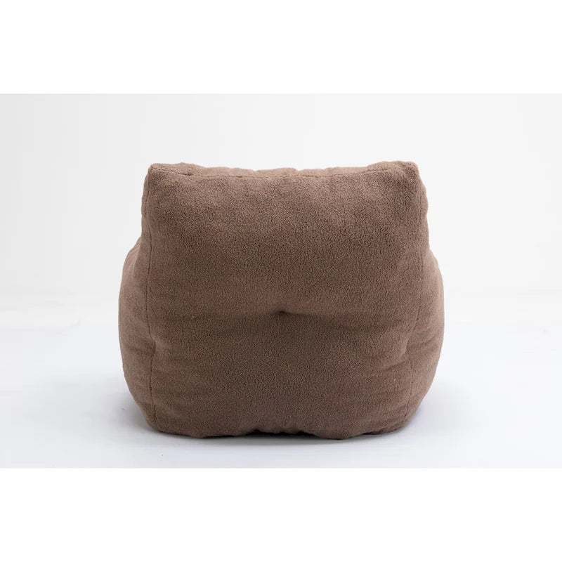 Fauteuil poire en mousse touffetée douce