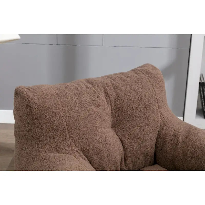 Fauteuil poire en mousse touffetée douce