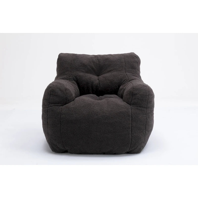 Fauteuil poire en mousse touffetée douce