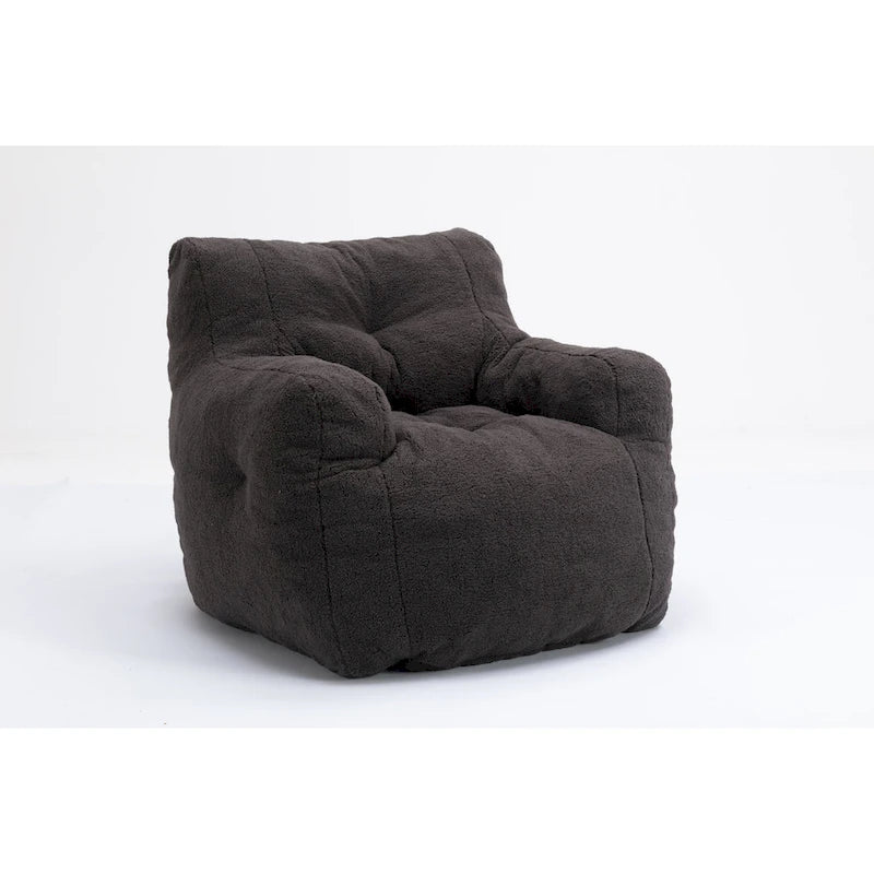 Fauteuil poire en mousse touffetée douce
