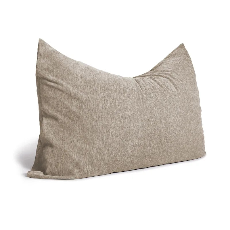 Pouf chenille géant