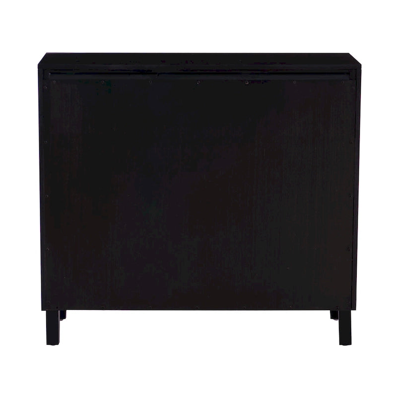 Meuble d'appoint 3 portes avec étagères réglables