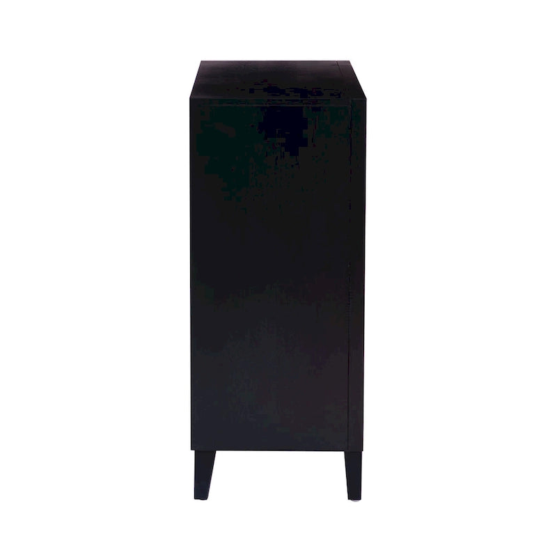Meuble d'appoint 3 portes avec étagères réglables