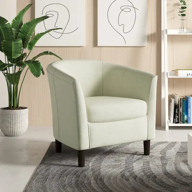 Fauteuil d'appoint tonneau moderne