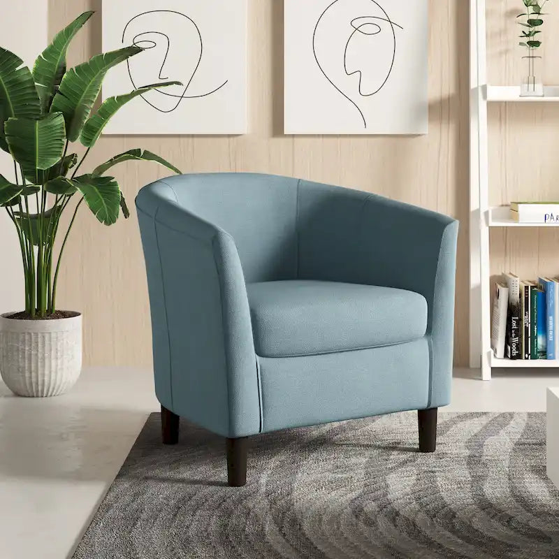 Fauteuil d'appoint tonneau moderne