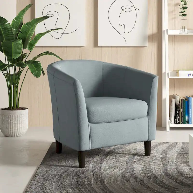 Fauteuil d'appoint tonneau moderne