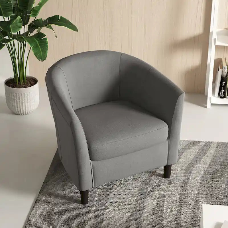 Fauteuil d'appoint tonneau moderne