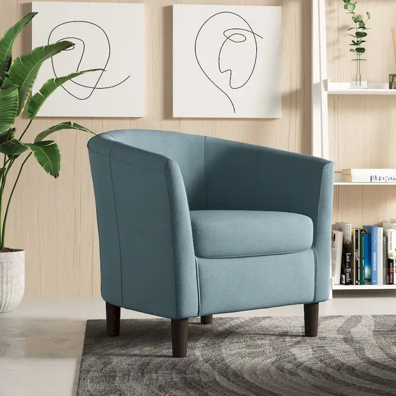 Fauteuil d'appoint tonneau moderne