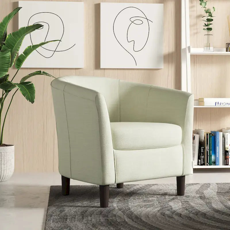 Fauteuil d'appoint tonneau moderne