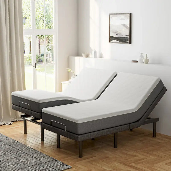 Lit ajustable Zéro Gravité avec massage et télécommande sans fil