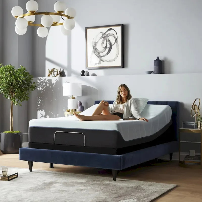 Lit ajustable Zéro Gravité avec massage et télécommande sans fil