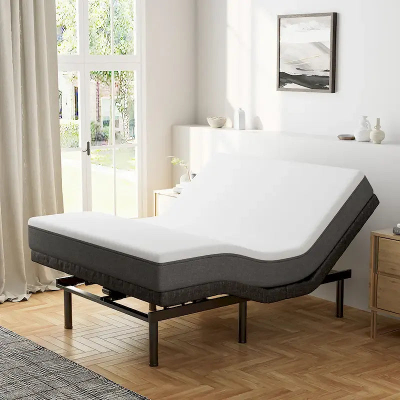 Lit ajustable Zéro Gravité avec massage et télécommande sans fil