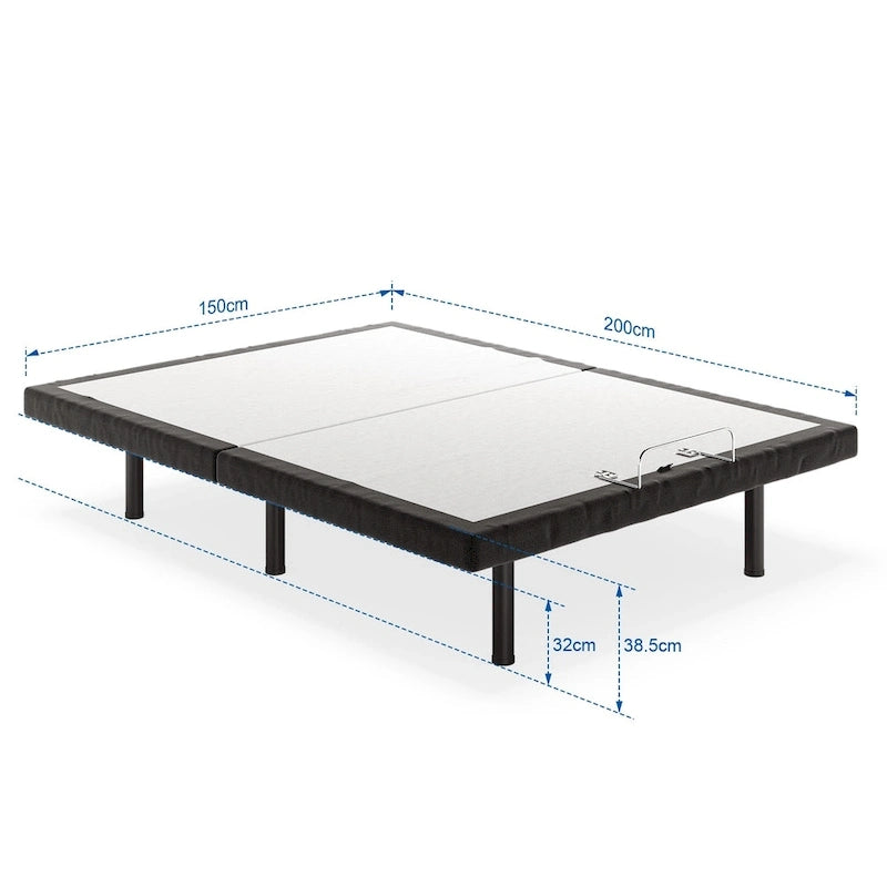 Lit ajustable Zéro Gravité avec massage et télécommande sans fil