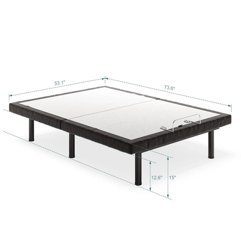 Lit ajustable Zéro Gravité avec massage et télécommande sans fil