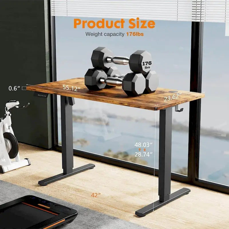 Bureau réglable en hauteur