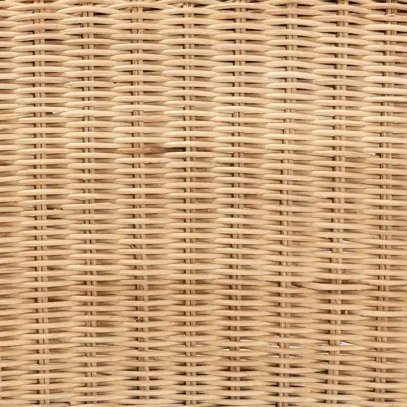 Fauteuil moderne en rotin naturel de style bohème