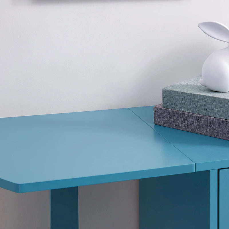 Bureau de bricolage et organisateur pliant blanc