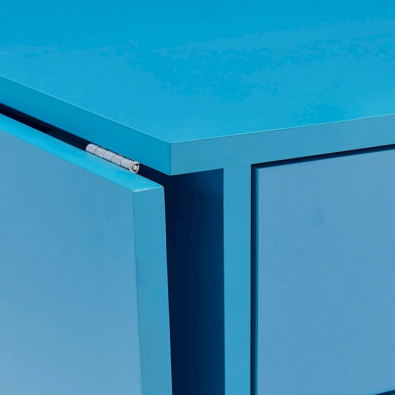 Bureau de bricolage et organisateur pliant blanc