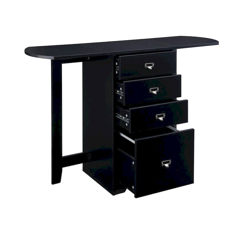 Bureau de bricolage et organisateur pliant blanc