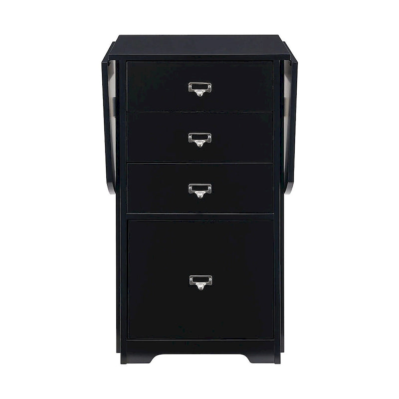 Bureau de bricolage et organisateur pliant blanc