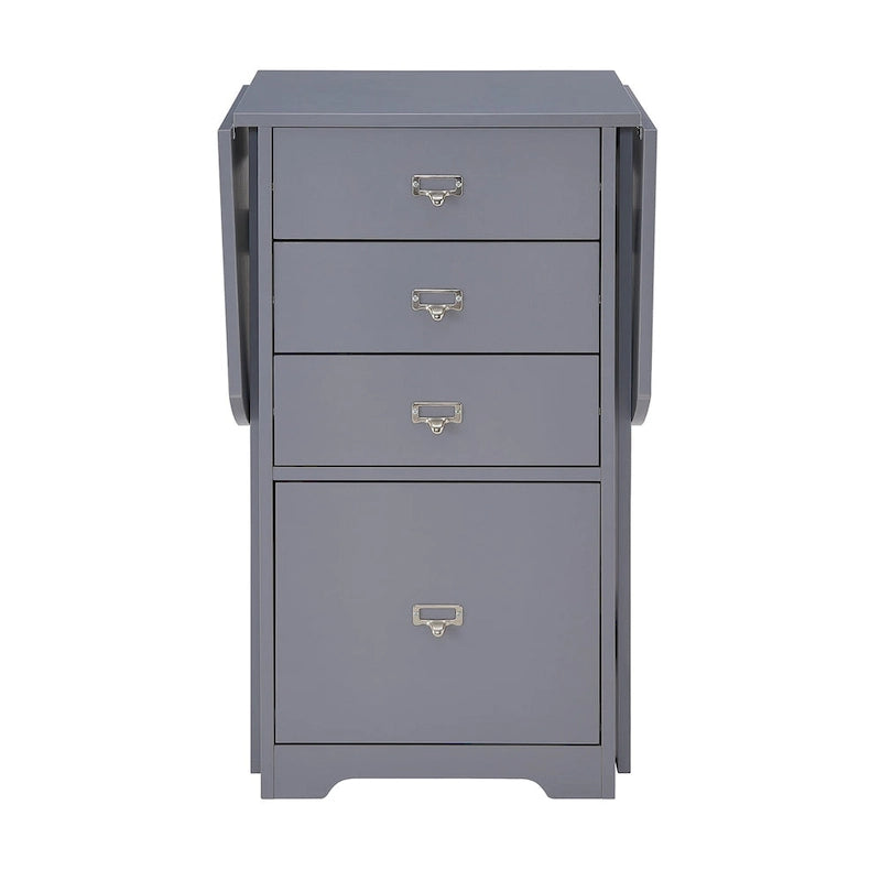 Bureau de bricolage et organisateur pliant blanc