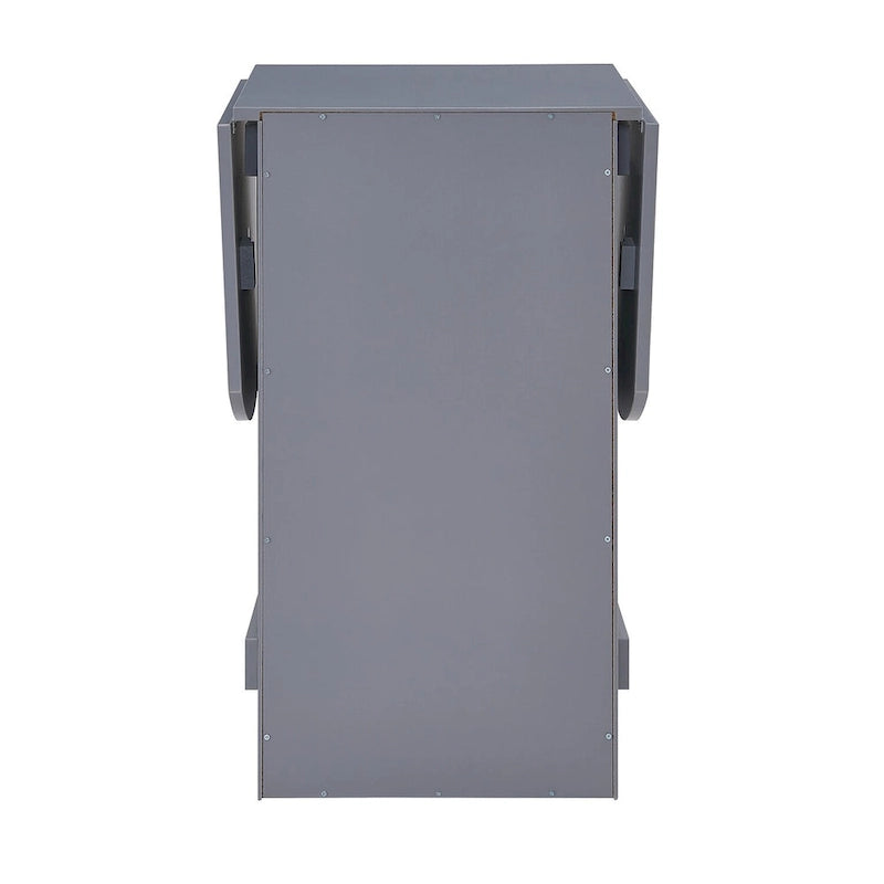 Bureau de bricolage et organisateur pliant blanc