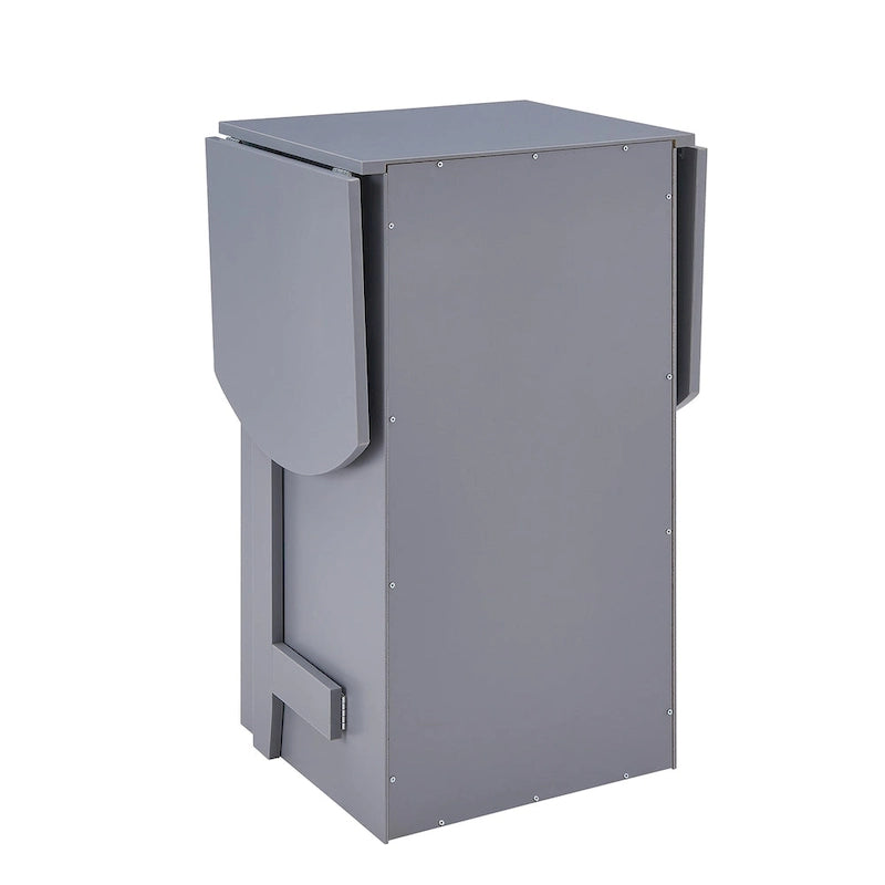 Bureau de bricolage et organisateur pliant blanc