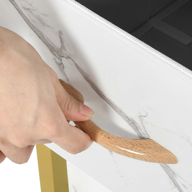 Table de maquillage avec 3 tiroirs en tissu et poste de travail de manucure