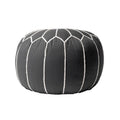 Pouf ottoman en coton marocain