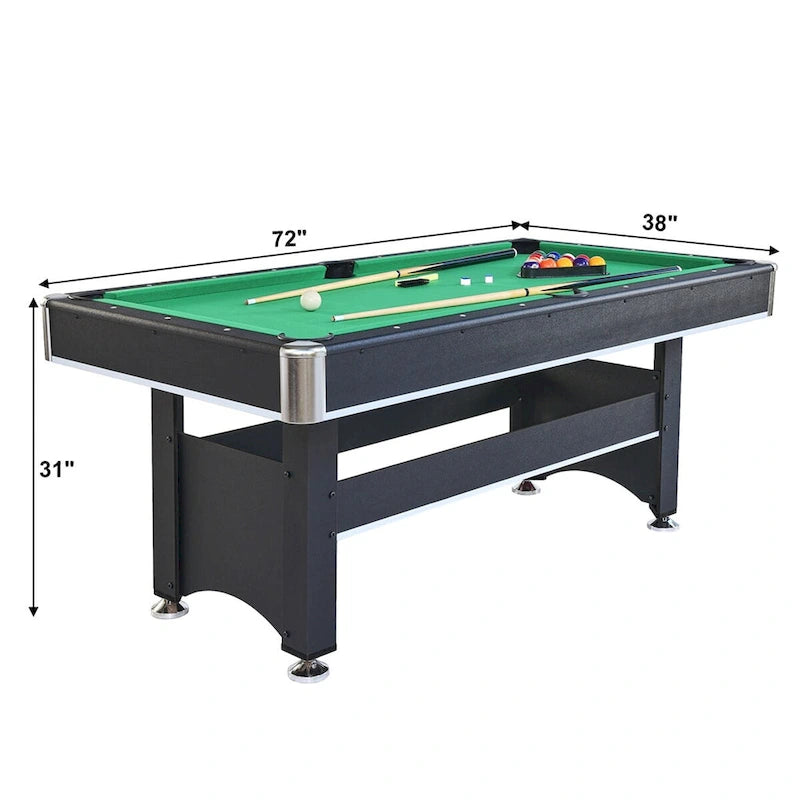 Table de billard et de ping-pong combinée de 6 pieds