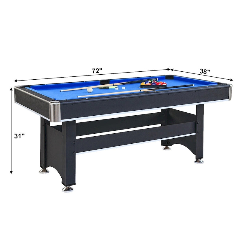 Table de billard et de ping-pong combinée de 6 pieds